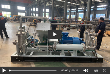 V型壓縮機發車現場